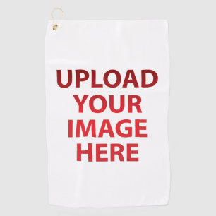 Full-size picture golf towel