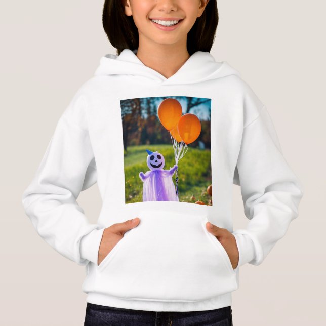 full sleeve white cotton kids tshirt (Front)