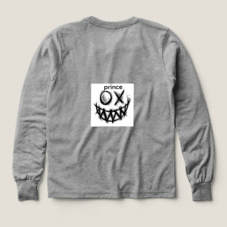 full sleves grey t-shirt with design