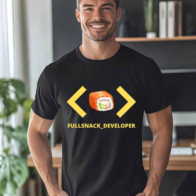 Full Snack Developer Sushi T-Shirt (Creator Uploaded)