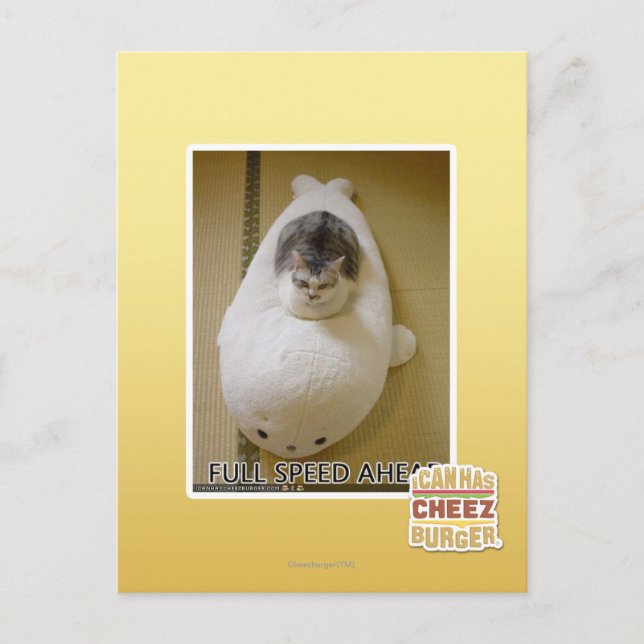 Full Speed Ahead Postcard (Front)