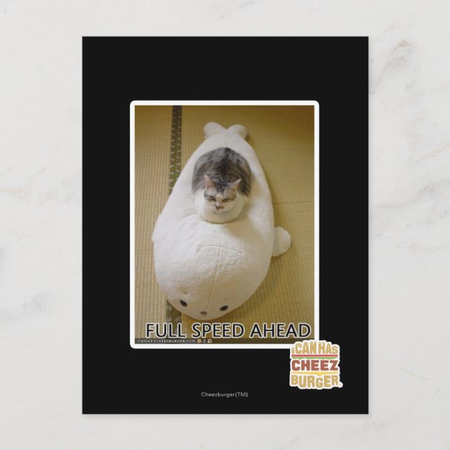 Full Speed Ahead Postcard (Front)