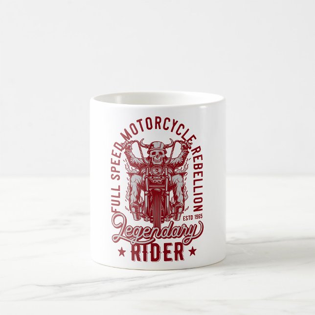 Full Speed Motorcycle Rebellion Coffee Mug (Creator Uploaded)