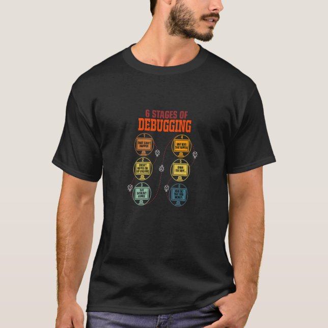 Full Stack Developer  Pancake Web Coder Programmer T-Shirt (Front)