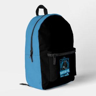 Full-Stack Developer Software Engineer Monkey Fun Printed Backpack