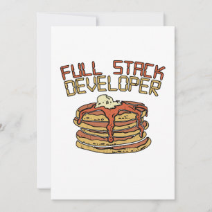 Full Stack Developer Software Programmer Pun Gift Holiday Card