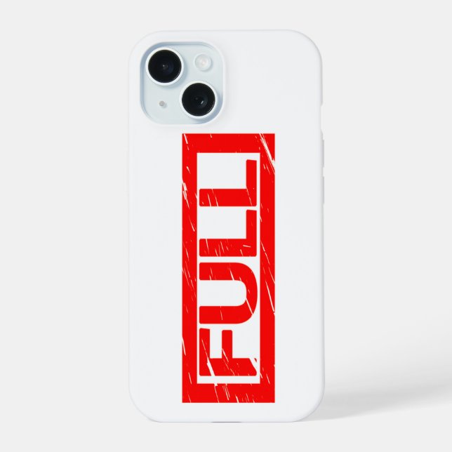 Full Stamp iPhone 15 Case (Back)