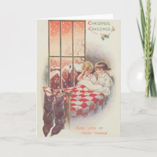 Full Stockings Christmas Card