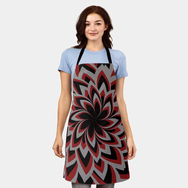 FULL SWIRL FLOWER  APRON (Worn)