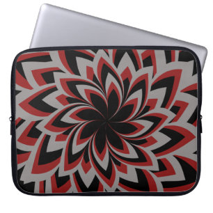 FULL SWIRL FLOWER LAPTOP SLEEVE