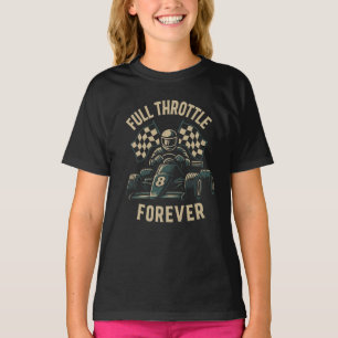 Full Throttle Forever – Vintage Racing Spirit T-Shirt