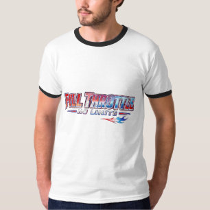 Full Throttle No Limits Patriotic Racing T-Shirt  
