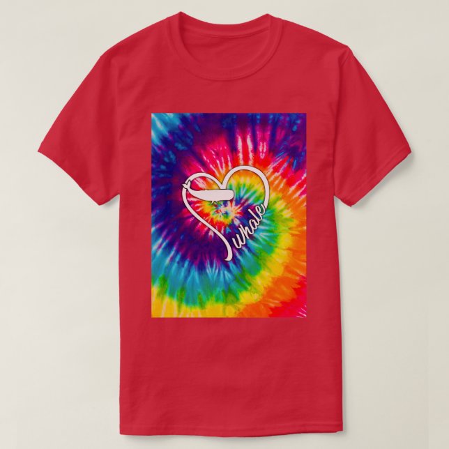 Full tie dye Whale T-Shirt (Design Front)