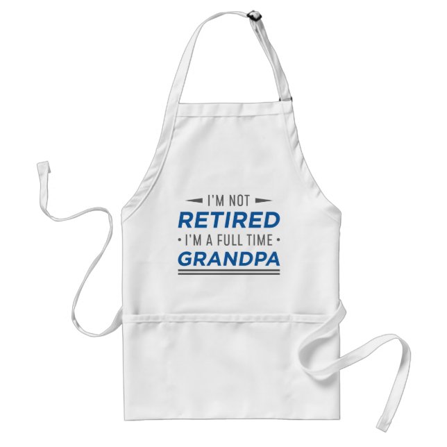 Full Time Grandpa Standard Apron (Front)