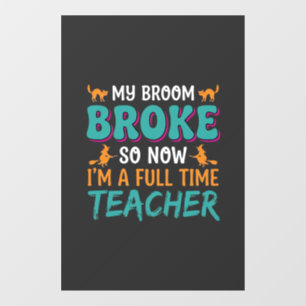 Full Time Teacher Halloween Witch Design_1