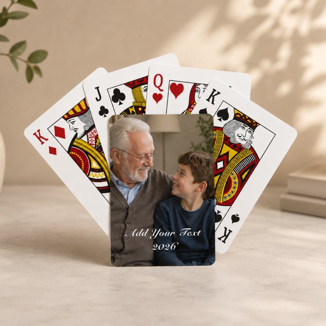 Full Vertical Photo - Script Custom Text Playing Cards (Creator Uploaded)