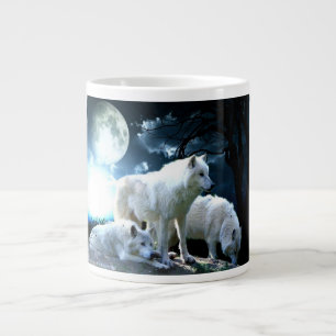 Full Wolf Moon Large Coffee Mug