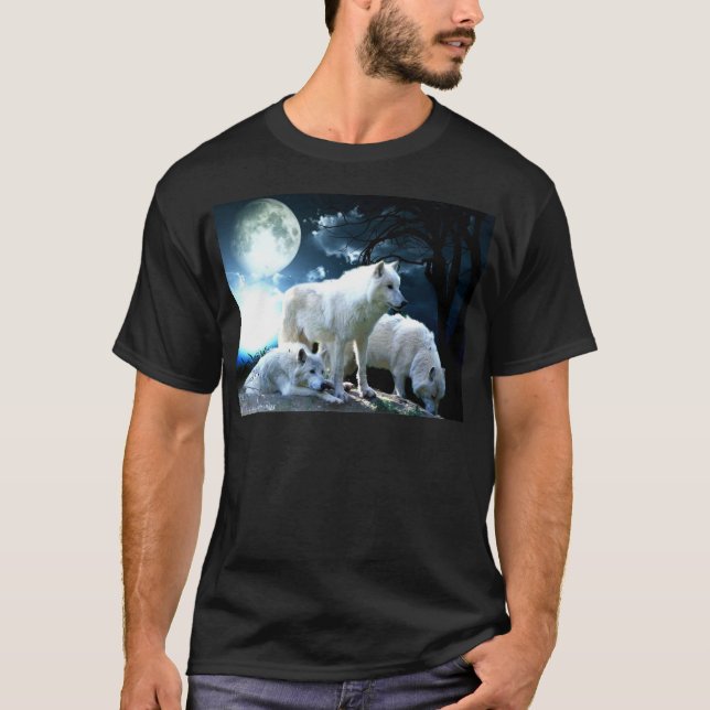 Full Wolf Moon T-Shirt (Front)