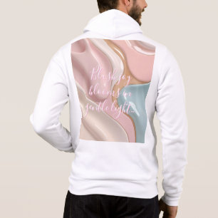 Full zip hoodie in stylish graphic