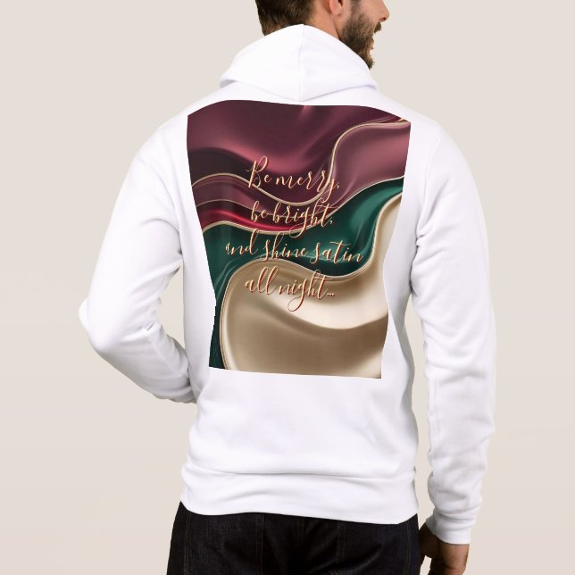 Full zip hoodie in stylish graphic (Back)