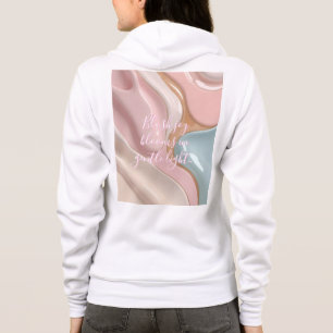 Full zip hoodie in stylish graphic