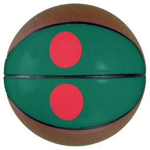 Fullsize Basketball with Flag of Bangladesh