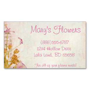 Fully Custom Floral Business Card