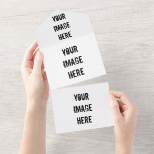 Fully Customisable All In One Wedding Invitation