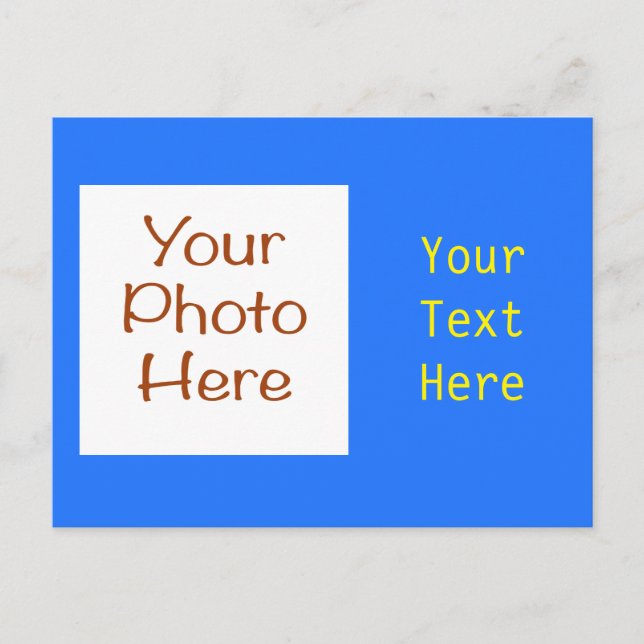 Fully Customisable Basic Postcard (Front)