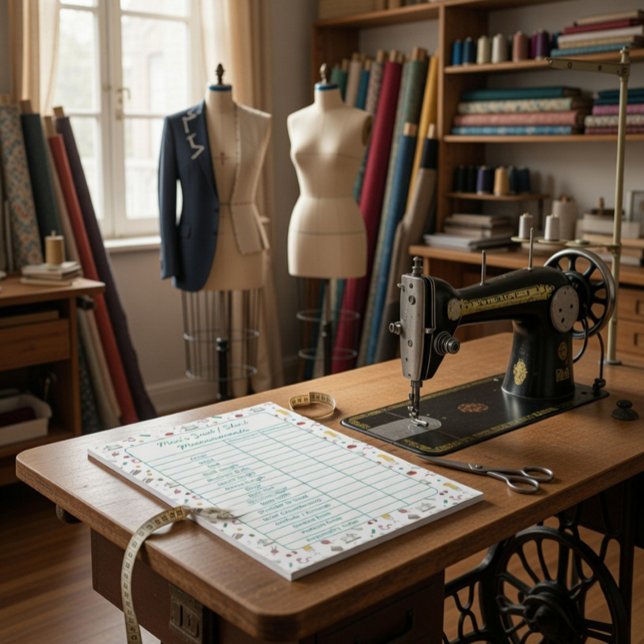 Fully Customisable Body Measurements Chart Notepad (Creator Uploaded)