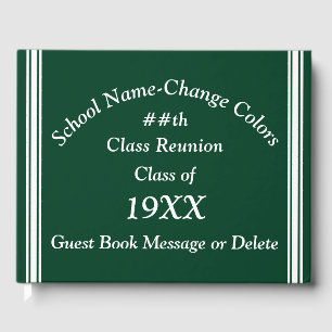 Fully Customisable, Class Reunion Guest Books, Book