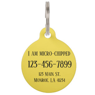 Fully Customisable Dog Tag