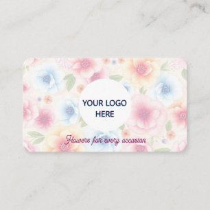 Fully Customisable Floral Business Card