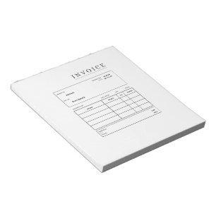 fully customisable Invoice Notepad