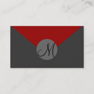 Fully customisable, monogram business cards