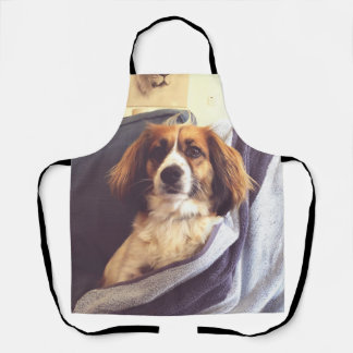 Fully customizable dog apron