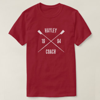 Fully customizable rowing shirt, name, year, seat T-Shirt
