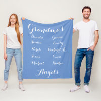 Fully Cutomizable Grandkids blanket
