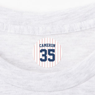 Fully Editable Colours Baseball Jersey Stripes Nam