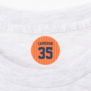 Fully Editable Colours Baseball Jersey Stripes Nam