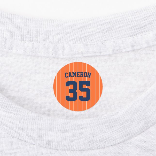 Fully Editable Colours Baseball Jersey Stripes Nam (Affixed)
