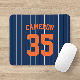 Fully Editable Colours Baseball Jersey Stripes Nam Mouse Pad