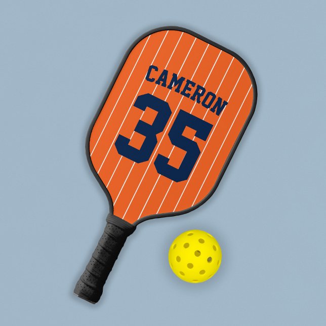 Fully Editable Colours Baseball Jersey Stripes Nam Pickleball Paddle (Creator Uploaded)