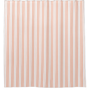 Fully Editable Colours Rustic Country Stripes Shower Curtain