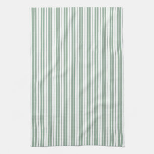 Fully Editable Colours Rustic Country Stripes Tea Towel