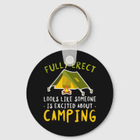 Fully Erect Excited Tent Camping Lover