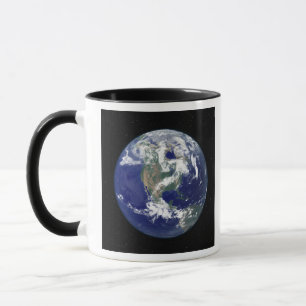 Fully lit Earth centred on North America Mug