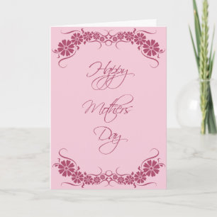 Fully personalised beautiful Mother's Day card