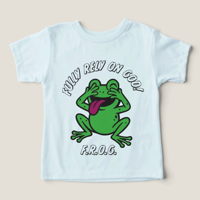 Fully Rely On God F.R.O.G. Toddler  (Design Front)