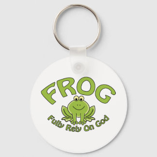 Fully Rely On God Key Ring